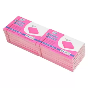 FIS Sticky Note, Fluorescent Pink Colours, Size 3 x 5 Inch, 100 Sheets, Quantity per Pack 12 - FSPO35FPI