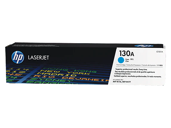 HP 130A Cyan Toner Cartridge (CF351A)