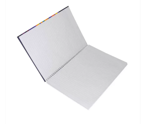 FIS Pack Of 5 Spiral Hard Cover Notebook, 96 Sheets A4 Swan Design 3 -FSNBSHCA496-SWA3