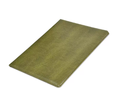 FIS A4 Certificate Folder Italian PU, Green - FSCLCERTPUVSGR