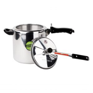 Royalford Durable Virgin 7 Ltr Pressure Cooker/Inner Lid - Aluminium - Silver