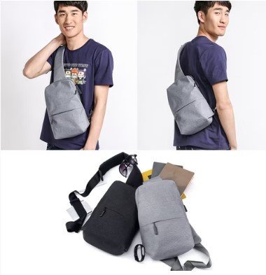 Xiaomi Mi City Sling Bag Light Grey