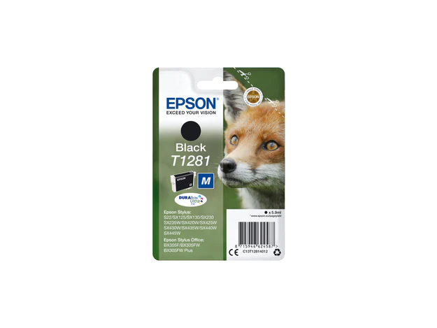 Epson Singlepack Black T1281 DURABrite Ultra Ink Cartridge