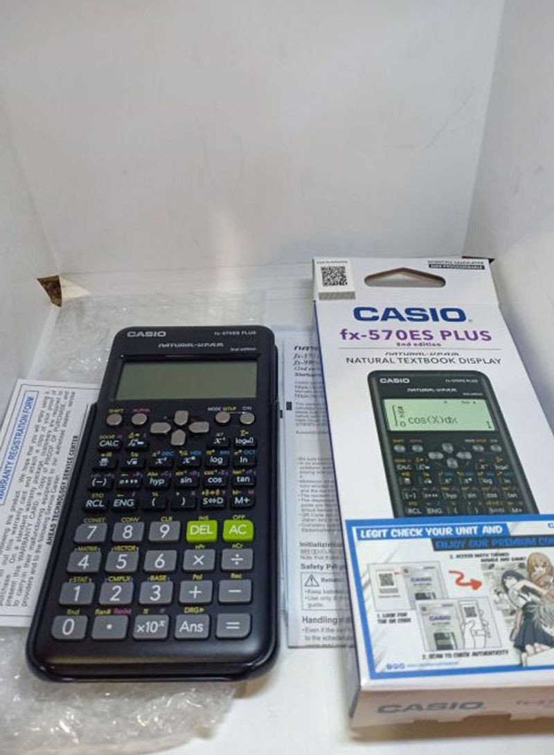 Casio Fx-570Es Plus 2nd Edition Calculator Black