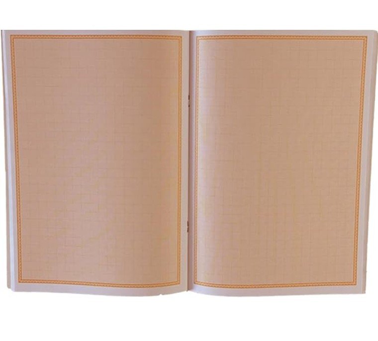 Sadaf Graph Book 70GSM 1mm ,29.7 x 21cm A4 Size - 50 Sheets