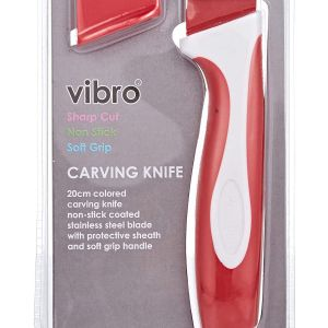 Prestige Vibro Carving Knife - Stainless Steel - Red
