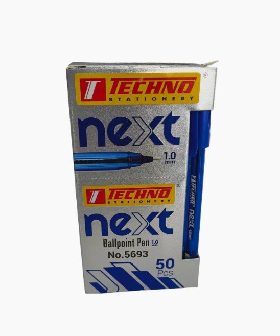 Techno Next Ballpoint Pen 1.0mm - Pack of 50 pcs