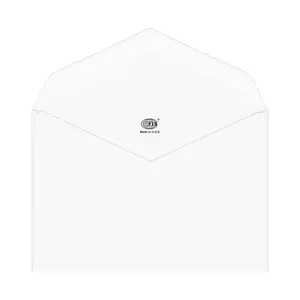 FIS Pack of 25 FIS Executive Laid Paper Envelopes, 100 GSM, Size 130 X 190mm, Glued, Color Moon White