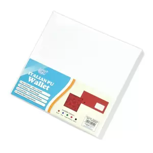 FIS Italian PU Bifold Design Wallets Polyurethane For Men, ID Card Window, 6 Card Slots, 2 Sideways Pockets, Divided Bill Compartments, Maroon Colour, Closed Size 100 x 105 mm - FSPQMRD6