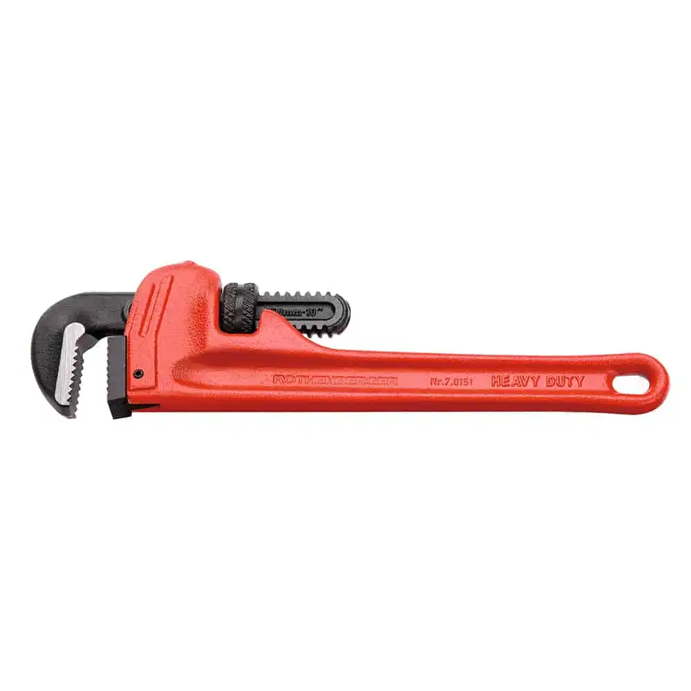 10 In Heavy Duty Pipe Wrench, 1 1/2 In Capacity (50mm)