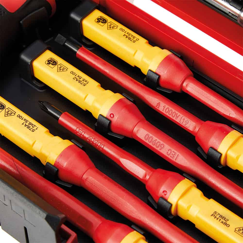 GAZELLE G80363 13-PIECE 1000V INSULATED SCREWDRIVER SET