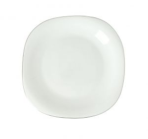Royalford Opal Imperial Serving Plate - Opalware - White - 115 INCH