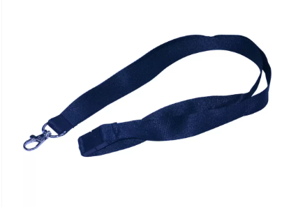 10-Piece FIS Lanyard Black with Metal Hook & Safety Buckle, 2X90cm - FSNASBK/10