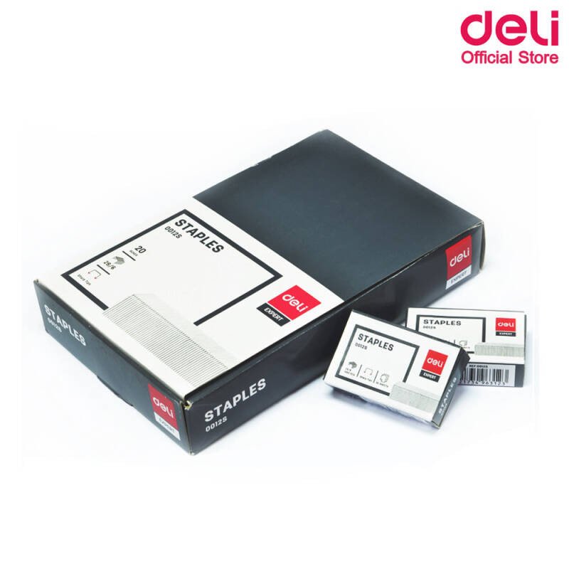 Deli 0012S Staples Pin No.26/6 (Pack of 20)