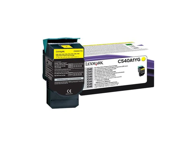 Lexmark C540A1YG Yellow Toner Cartridge