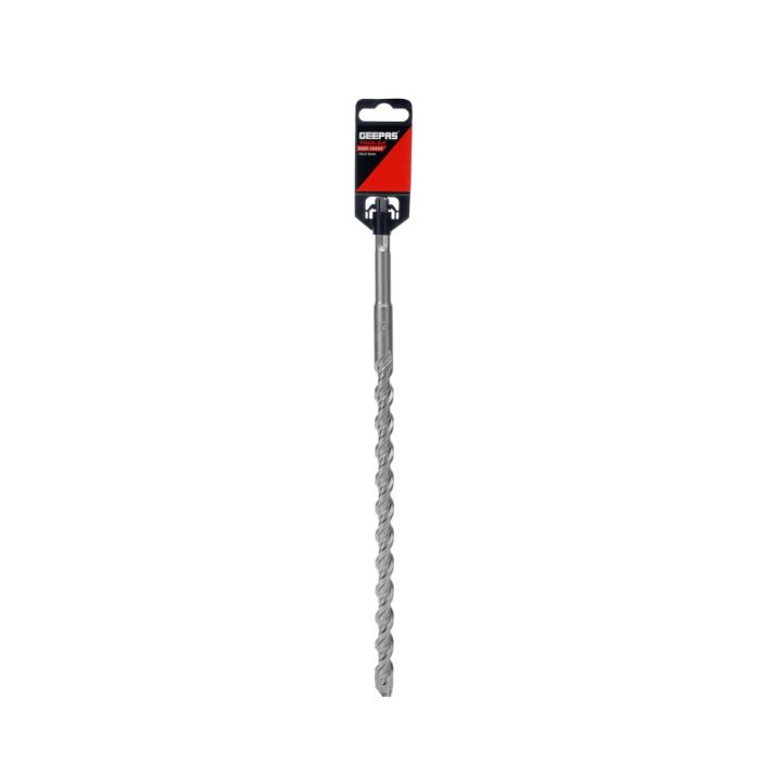 Geepas Chisel Bit Round 14mm - 300mm Long, Perfect For Compacting, Grooving, Cutting & More | 250mm Long Working | Compatible For Drill, Rotary Hammers, And Impact Hammer | Ideal For Plumbers, DIYers,