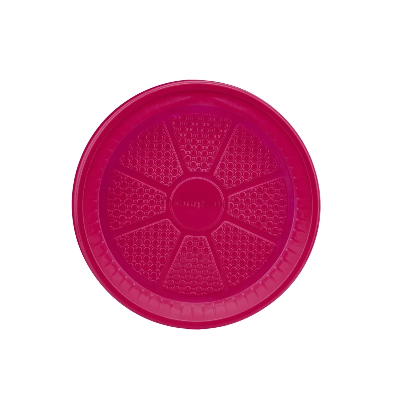 Colored Round Plastic Plate(9 Inch)25 Pieces