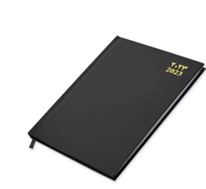 FIS A5 Diary 2023 (Arabic/English) (1-Week at a glance) Black - FSDI78AEN23BK