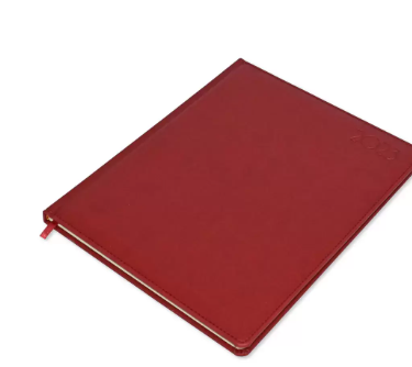 FIS Executive Diary 2023 English/French (1-Week at a glance) Italian PU Padded, Cover, Maroon - FSDI35EP23MR