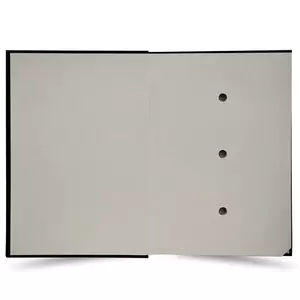 FIS Signature Book, PP Material Cover, 20 Sheets, Black Color, 240 x 340 mm - FSCL20PPBK