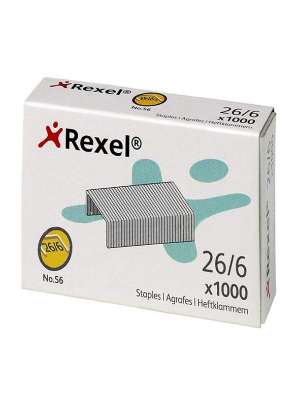 Rexel No. 56 Staples 26/6 (Box of 20 Pkts)