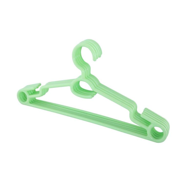 Royalford 5Pcs Hanger Set - Plastic - Green