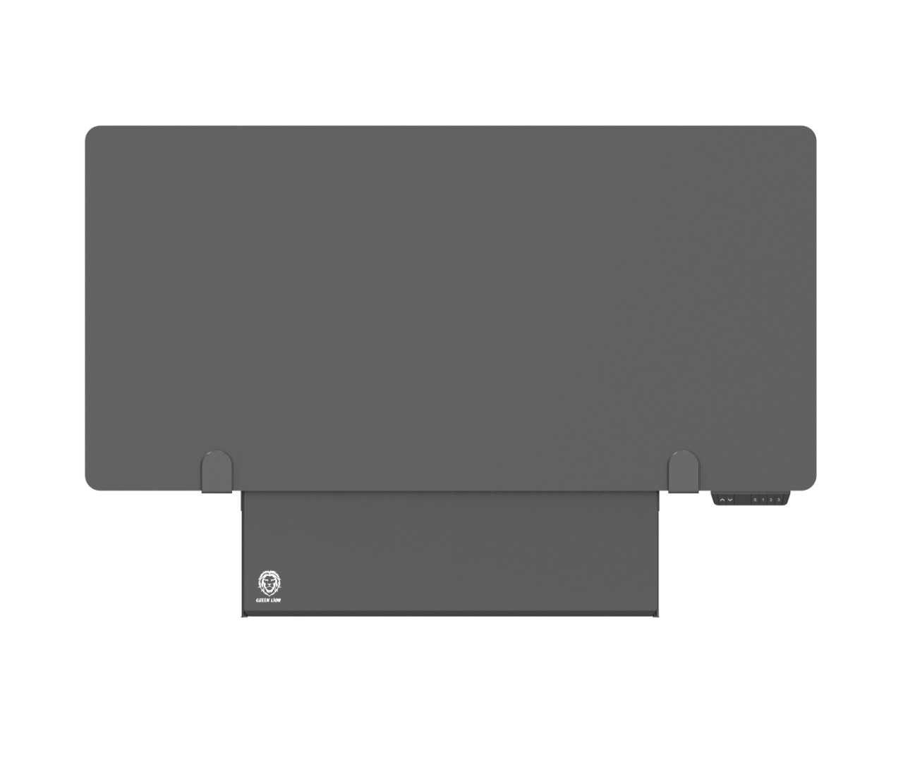 Green Lion Standing Desk with Keyboard Tray - Black