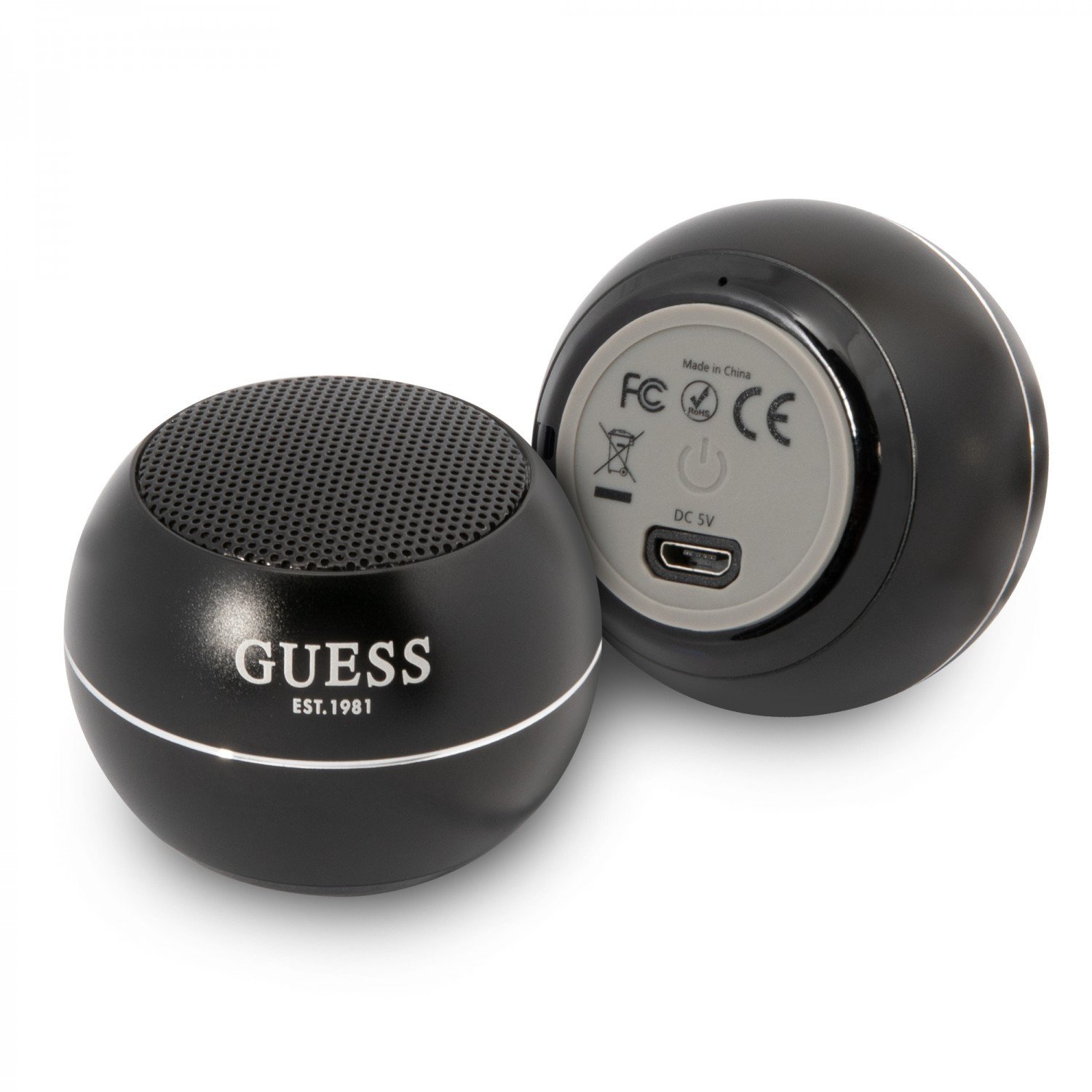 Guess Aluminum Bluetooth Mini Speaker - Black