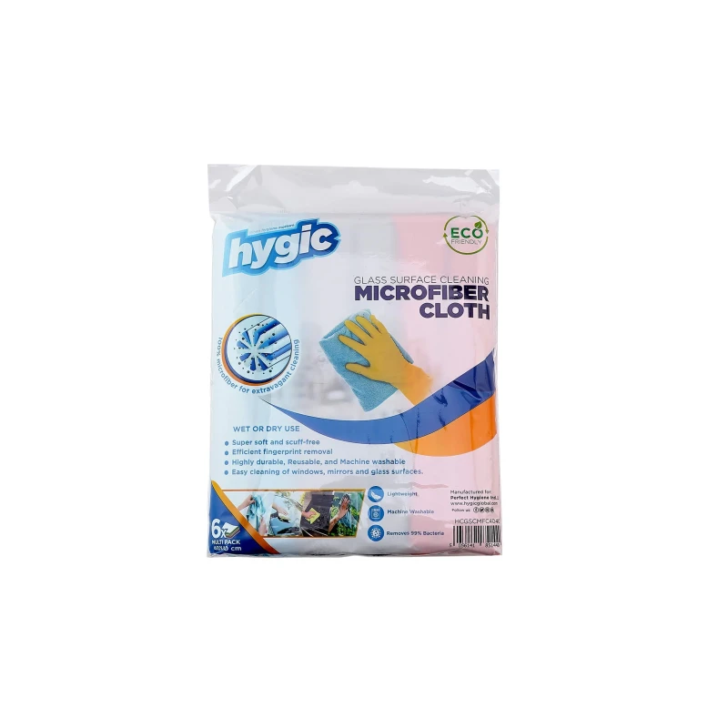 Hygic Microfiber Glass Cleaning Cloth
