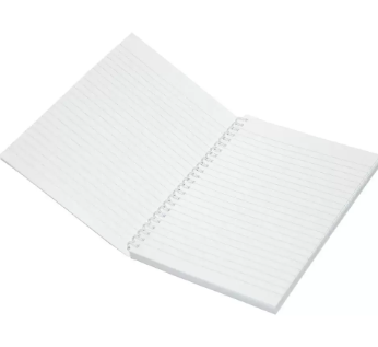 Light LINBA41803S Spiral Single Line Cover A4 Size Notebook (Pack of 10 Pieces, 100 Sheets)