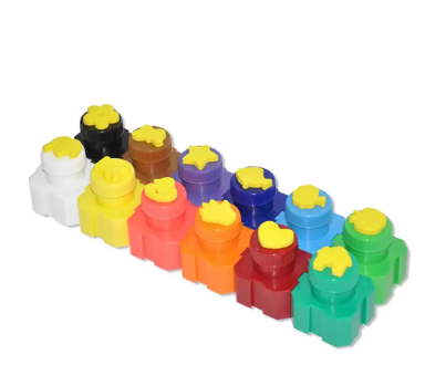 12-Piece Artmate Poster Stamp Colors with Foam - JIPBA61512S