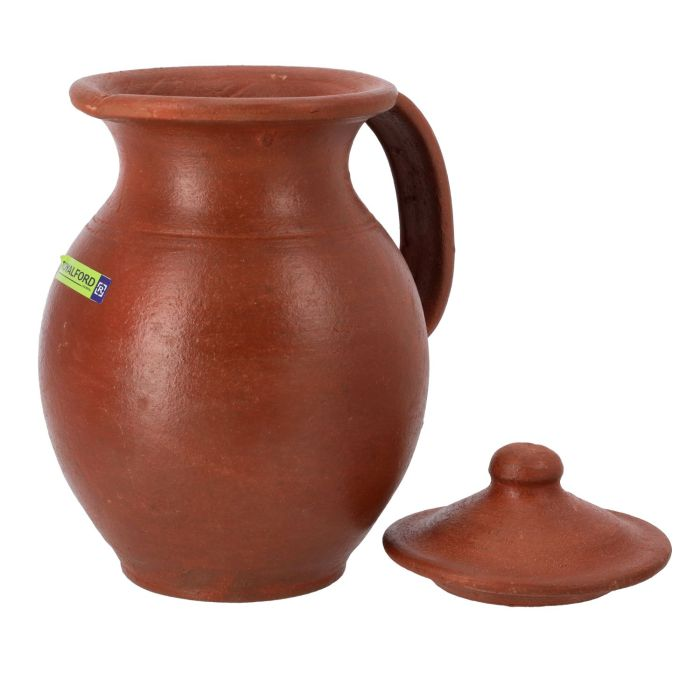 1.5L Jug, Handmade Clay Serveware, RF10593 | 100% Natural Clay | Non-Toxic, Eco-Friendly | Clay Jug For Water Or Drinks | Used For Serving Water