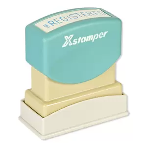 Artline X-Stamper "REGISTERED" for Office Business Supplies, Ink Blue - ARXTCXC1101-1PC