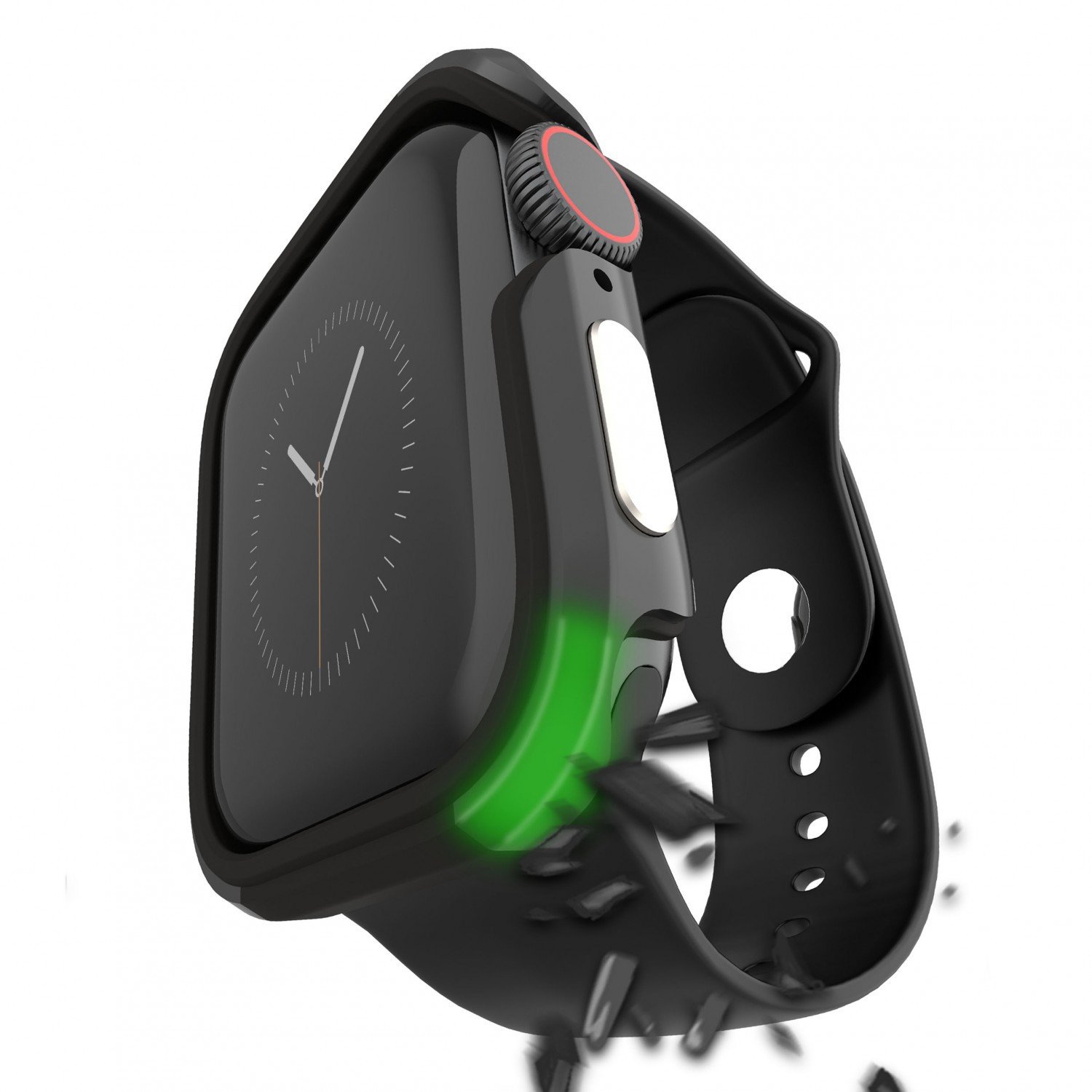 Green Iron Shield Case for Apple Watch 40mm - Blue