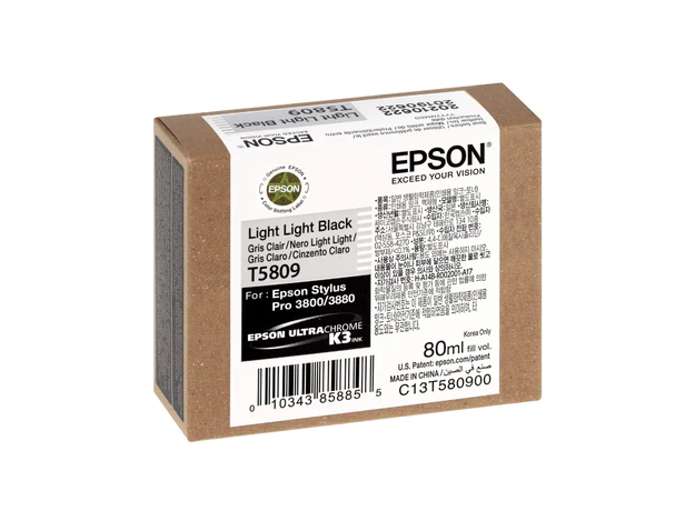 Epson C13T580900 80ml Light Light Black Ink Cartridge