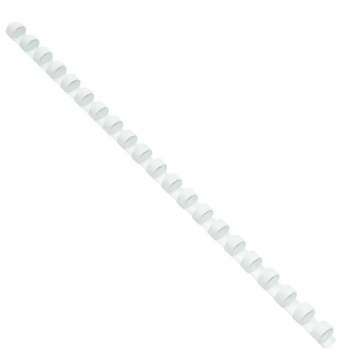 FIS Binding Rings (Plastic) - 10 mm, Box of 100 pieces (White Color)