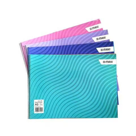 Maxi Spiral color Sketch Book 20 Sheets A3
