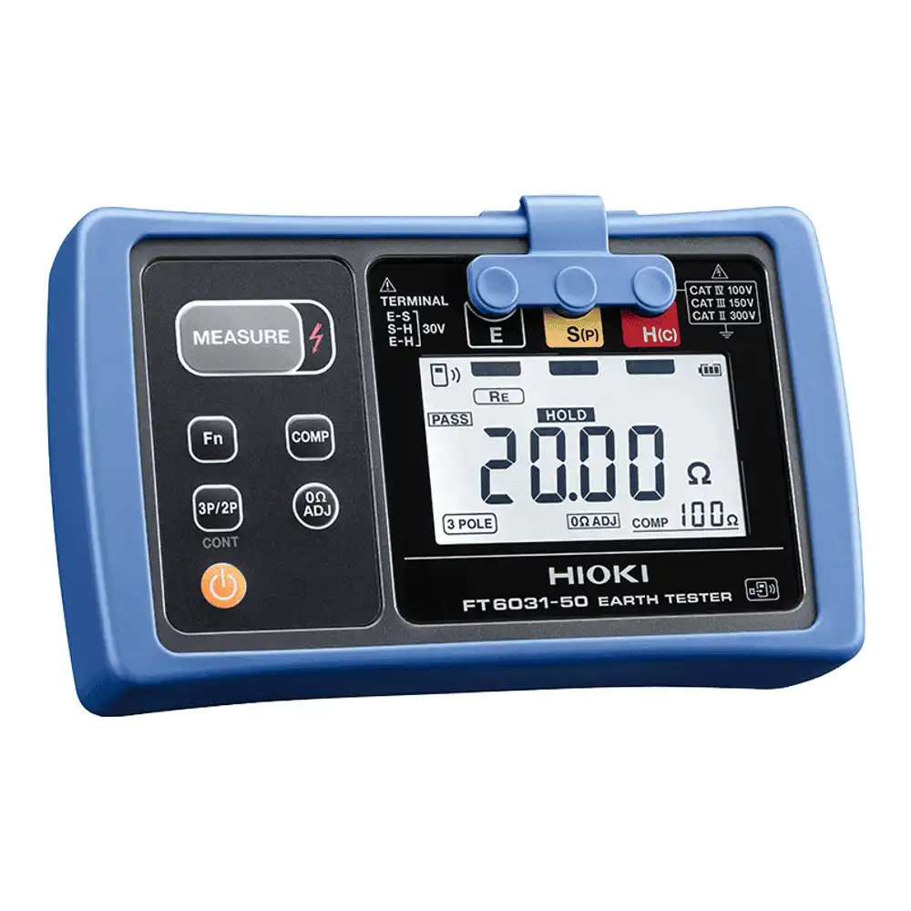 Digital Earth Tester, 2000Ω, 30V Rms, IP65/IP67