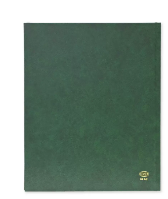 FIS Executive Diary 2024 Arabic/English/French (1-Week at a glance) Vinyl, 1-Side Padded, Cover, Green - FSDI34AE24GR