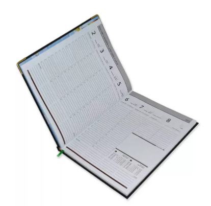 FIS Executive Diary 2023 Arabic/English/French (1-Week at a glance) Green - FSDI35AE23GR