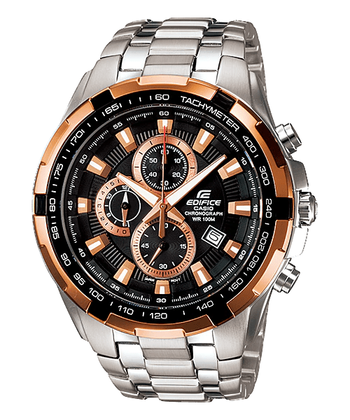 Casio Edifice EF-539D-1A5VUDF Chronograph Multi-Color Dial Men's Watch - Black & Brown