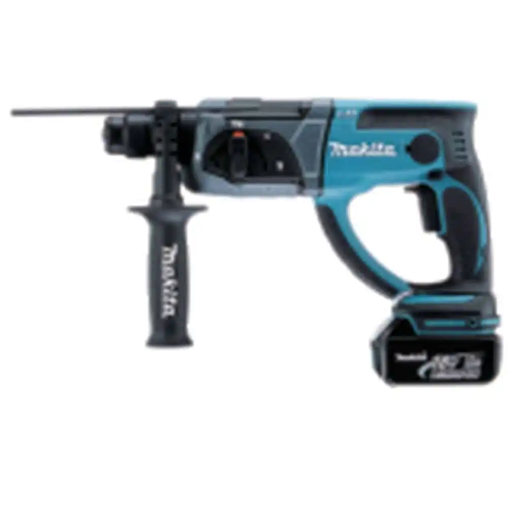 18V Lithium-Ion Cordless Rotary Hammer 20mm SDS Plus With 2x (5Ah) Battery And Charger In Makpac