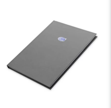 FIS Pack of 5 Hard Cover Notebook A5 Single Line, 100Sheets, Graphite -FSNBA5SL100GP