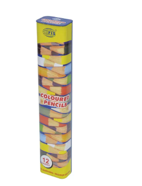 Fis Color Pencils, Set Of 12 Pieces