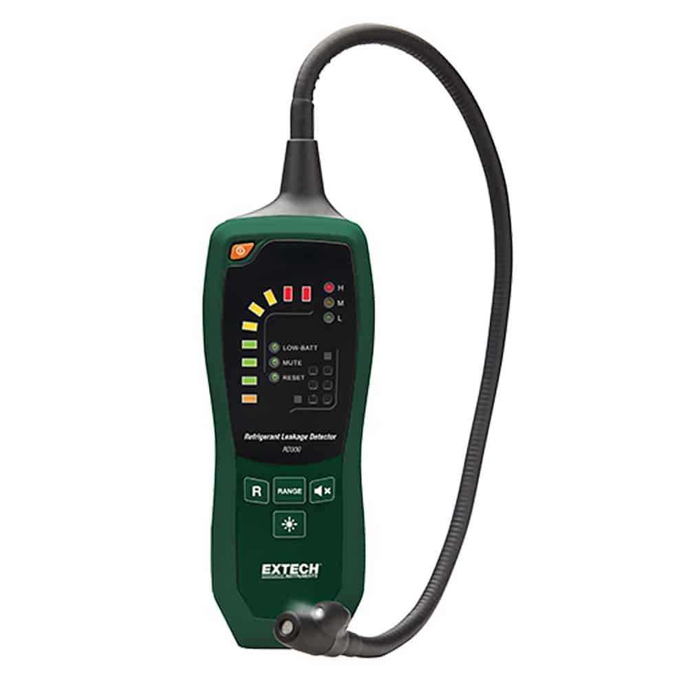 Refrigerant Leak Detector With Heated Diode Sensor, 450mm Probe, Detects CFCs, HCFCs And HFCs And Other Common Cooling Agents