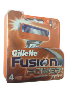 Pack Of 4 Fusion, Power Cartridges, One Size, Orange/Silver