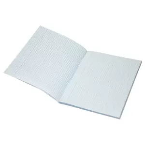 FIS Exercise Books 5 mm Square with Left Margin, 160 Pages, Pack of 12 Pieces, 16.5 x 21 cm Size - FSEBSQ05160N