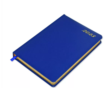 FIS Golden Diary 2023 (English) Blue, A5 - FSDI23EG23BL