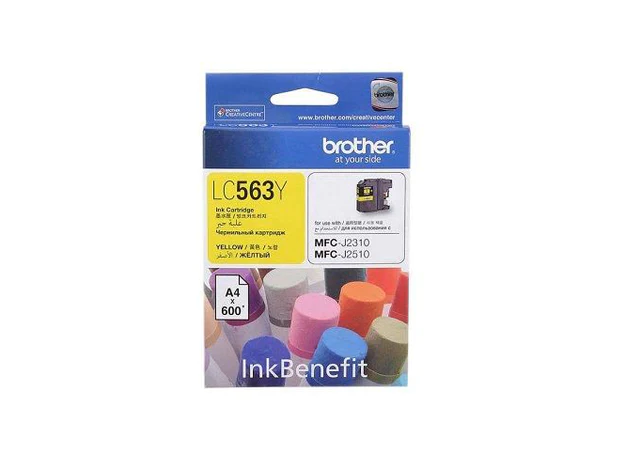 Brother LC563 High Yield Yellow Ink Cartridge (LC563Y)