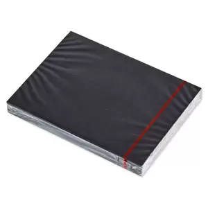 FISSticky Note Pad, 3X4 inches, Pack of 12, Black, 100 Sheets -FSPO34BK